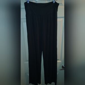 Women's Large Calvin Klein Relaxed Fit Loose Baggy Leggings Flowing Yoga Pants